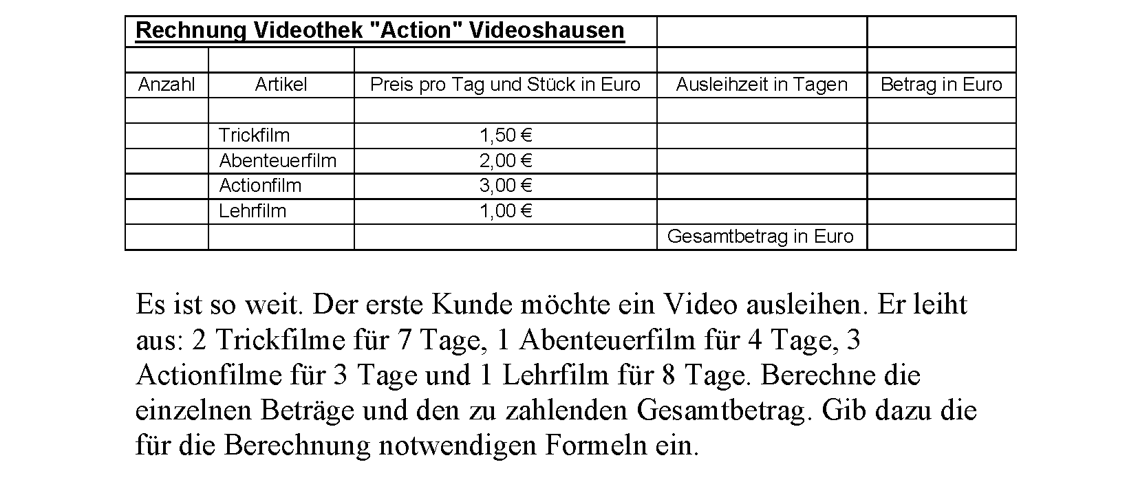 2 2 Videothek Action